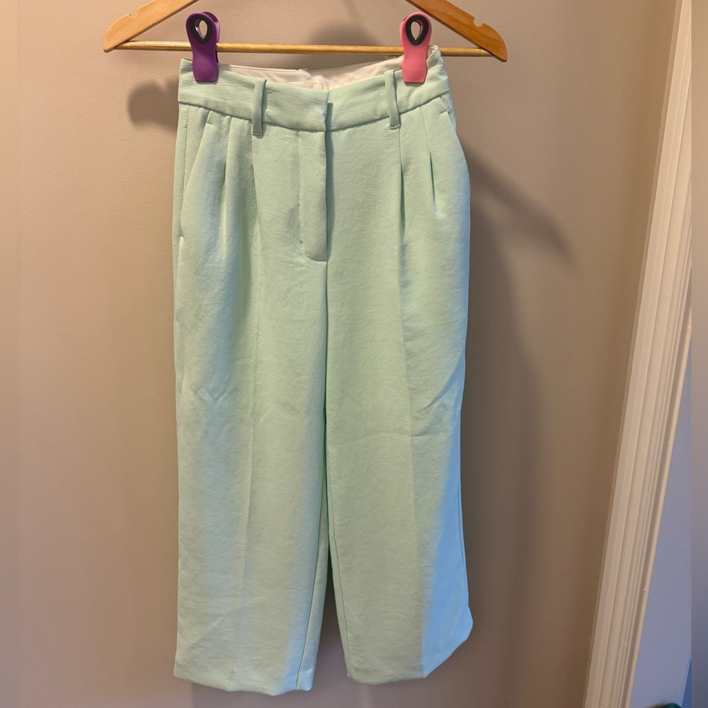 Wilfred Crop Effortless Mint Trousers